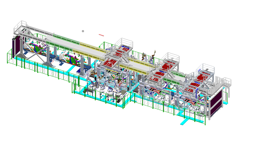 Robot Assembly Simulation Automotive